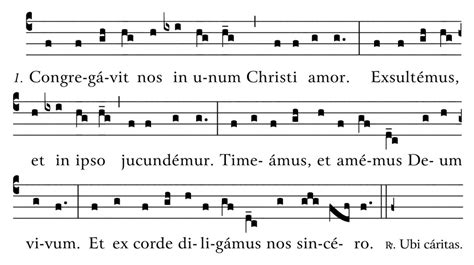 ubi caritas lyrics|Gregorian, Catholic Chant Ubi Caritas.